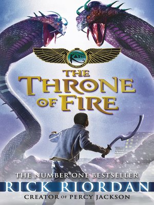 cover image of The Throne of Fire